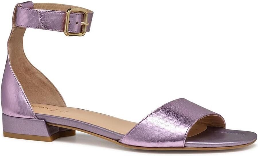 GEOX D New Eraklia 15 B Dames Slippers Leer Flieder
