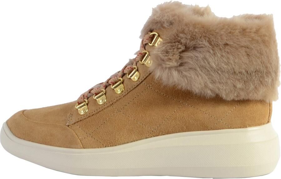 GEOX D Rubidia C Leren Hi-Top Sneakers