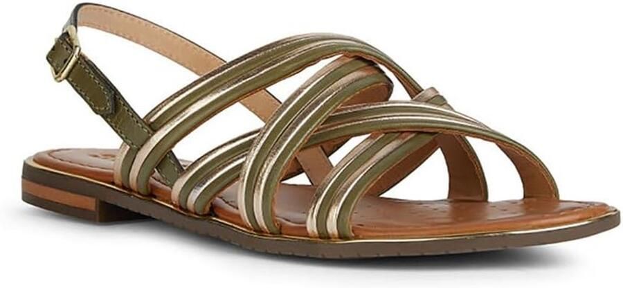 GEOX D Sozy Plus G Sandalen Dames Sage Lt Gold