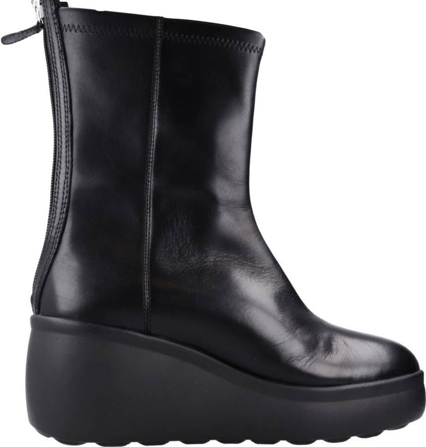 Geox Originele Dames Sleehak Enkellaars Black
