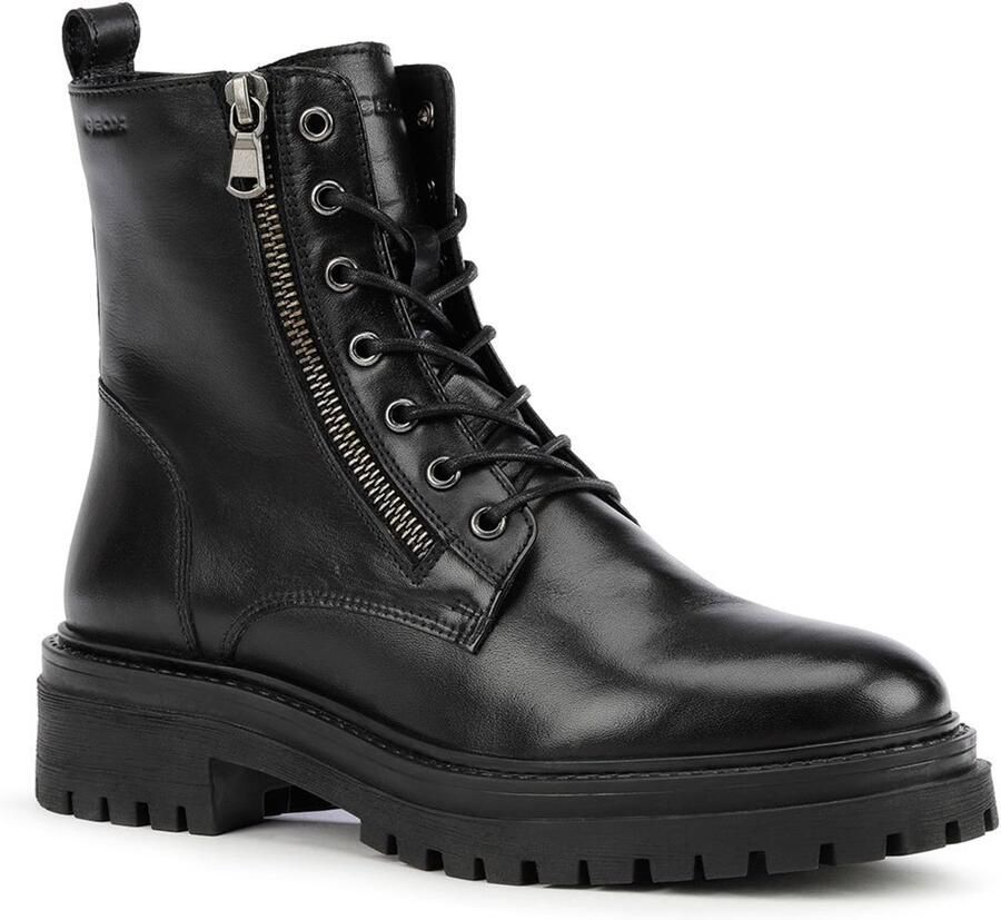 Geox Iridea Annya Mid Damesschoenen Black Dames