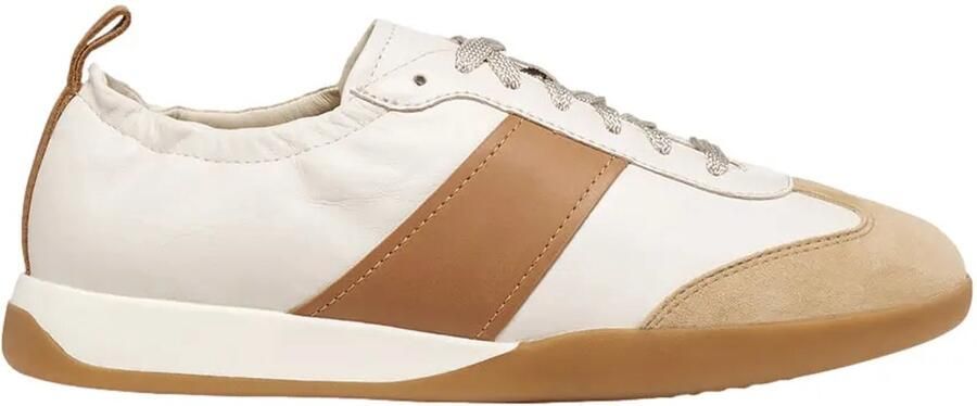 GEOX Sneakers D Maryemy Leren Lage sneakers Beige