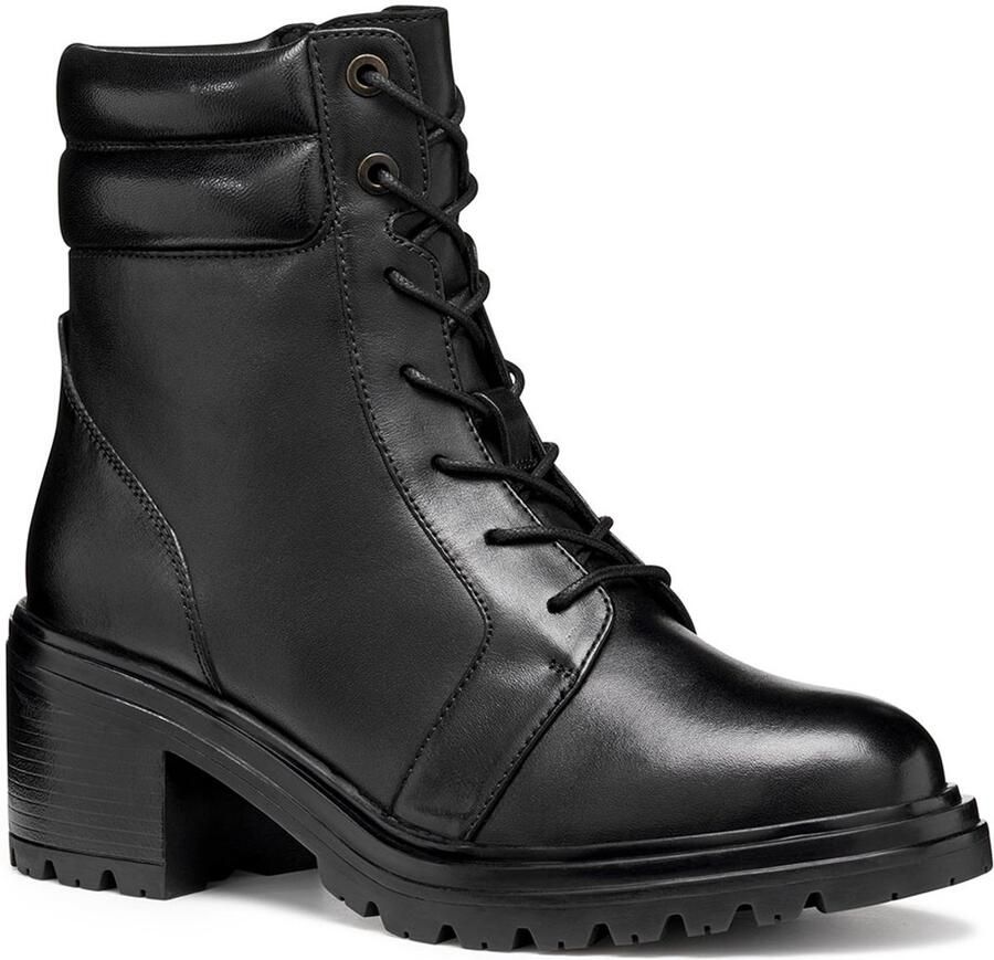 GEOX Damiana Booties Met Hak Zwart Vrouw