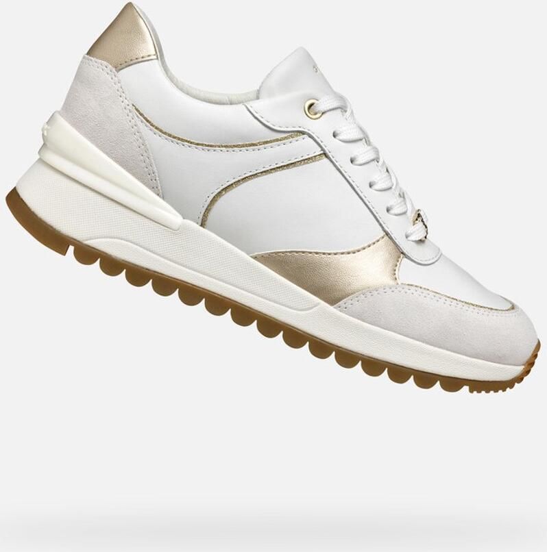 GEOX D5500A Lage sneakersDames sneakers Wit beige
