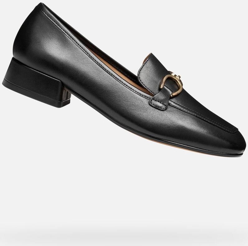 GEOX DHYALMA DAMES Loafers ZWART