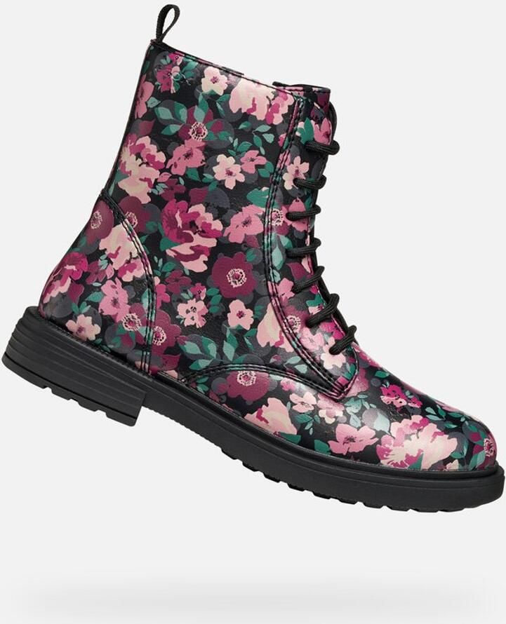 GEOX ECLAIR MEISJES ZWART ROZE