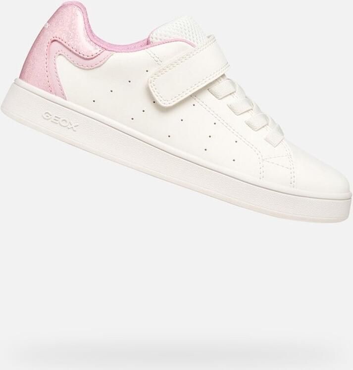 GEOX ECLYPER MEISJES Sneakers WIT ROZE