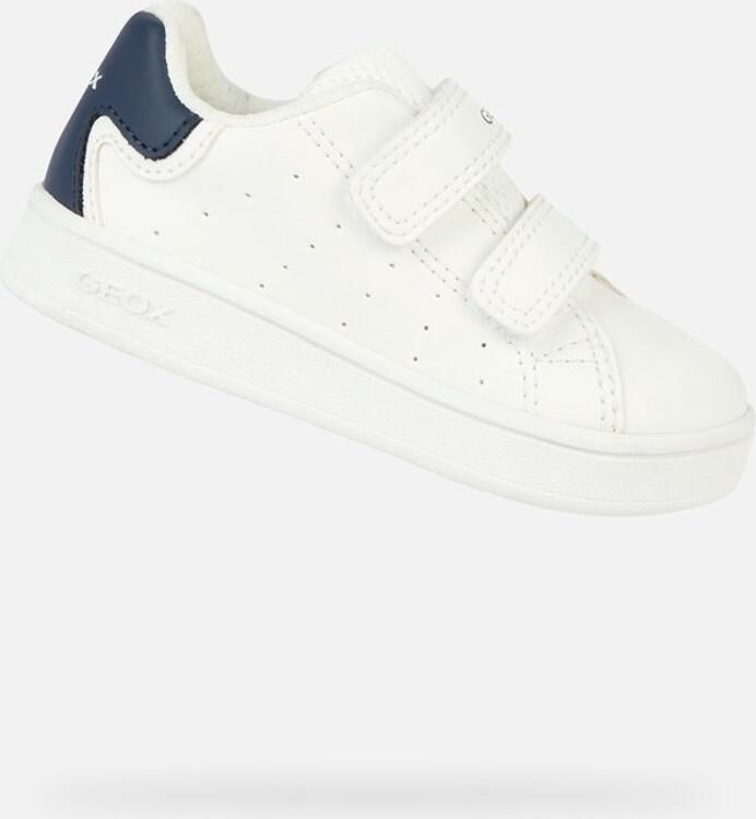 GEOX ECLYPER PEUTER Sneakers WIT NAVY BLAUW