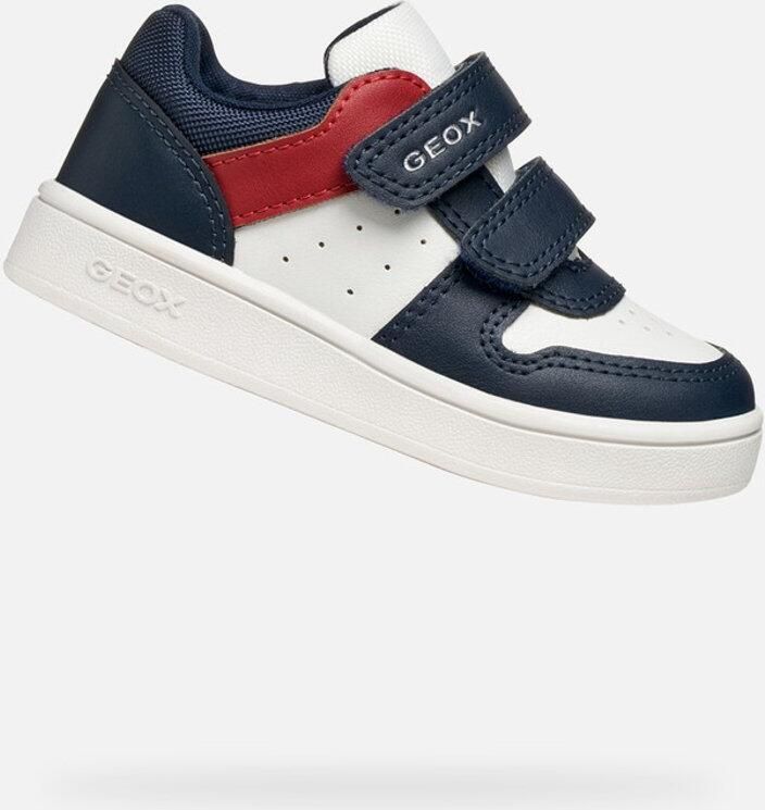 GEOX ECLYPER PEUTERJONGENS Sneakers MARINEBLAUW WIT