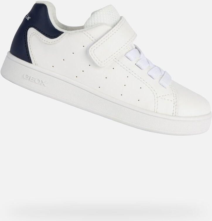 GEOX ECLYPER TIENERS Sneakers WIT NAVY BLAUW
