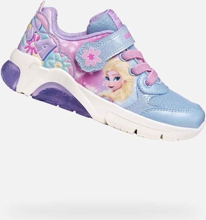 GEOX FADINLIGHT MEISJES Sneakers LILA LICHTBLAUW