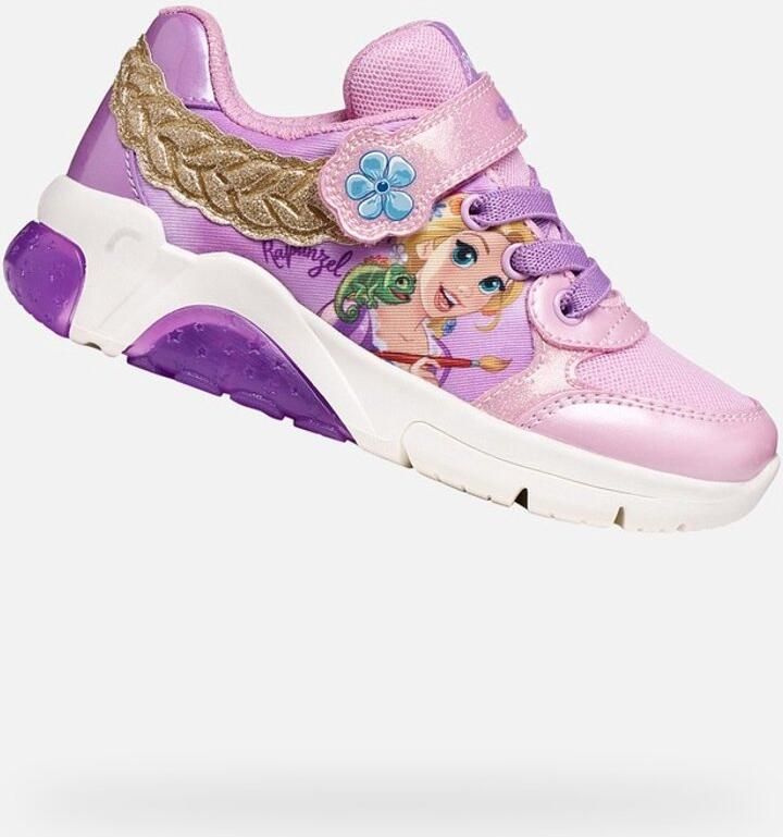 GEOX FADINLIGHT MEISJES Sneakers ROZE DONKER LILA