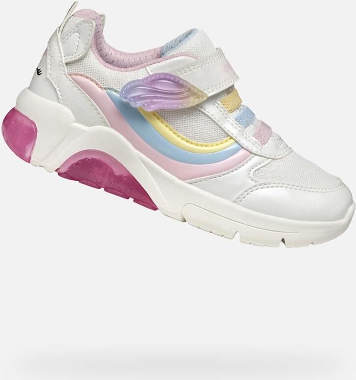 GEOX FADINLIGHT MEISJES Sneakers WIT VEELKLEURIG - Foto 2