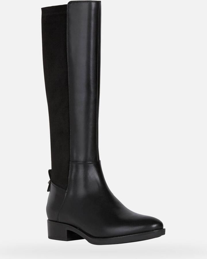 GEOX NS Felicity 16G1D043Jzc9 Felicity Laarzen Black Dames - Foto 2