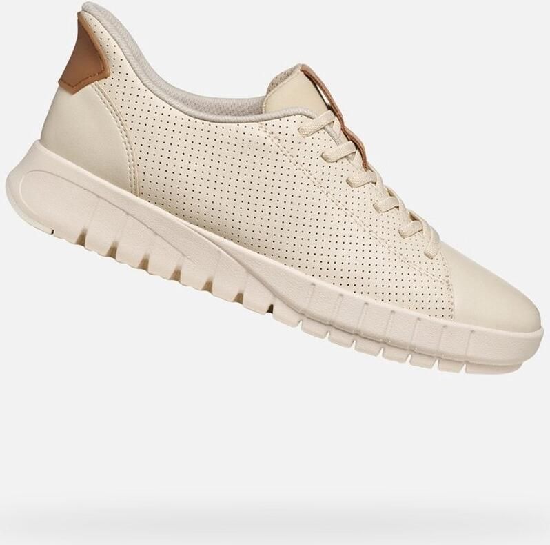 GEOX FLEXTRIDE PLUS DAMES Sneakers MELKWIT BEIGE - Foto 2