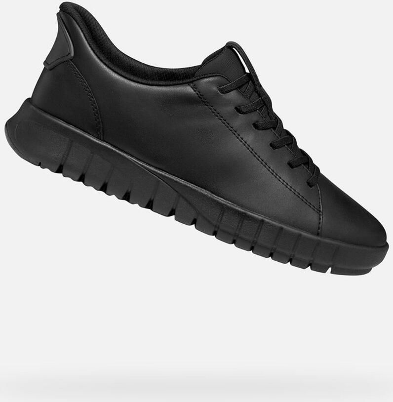 GEOX FLEXTRIDE PLUS DAMES Sneakers ZWART