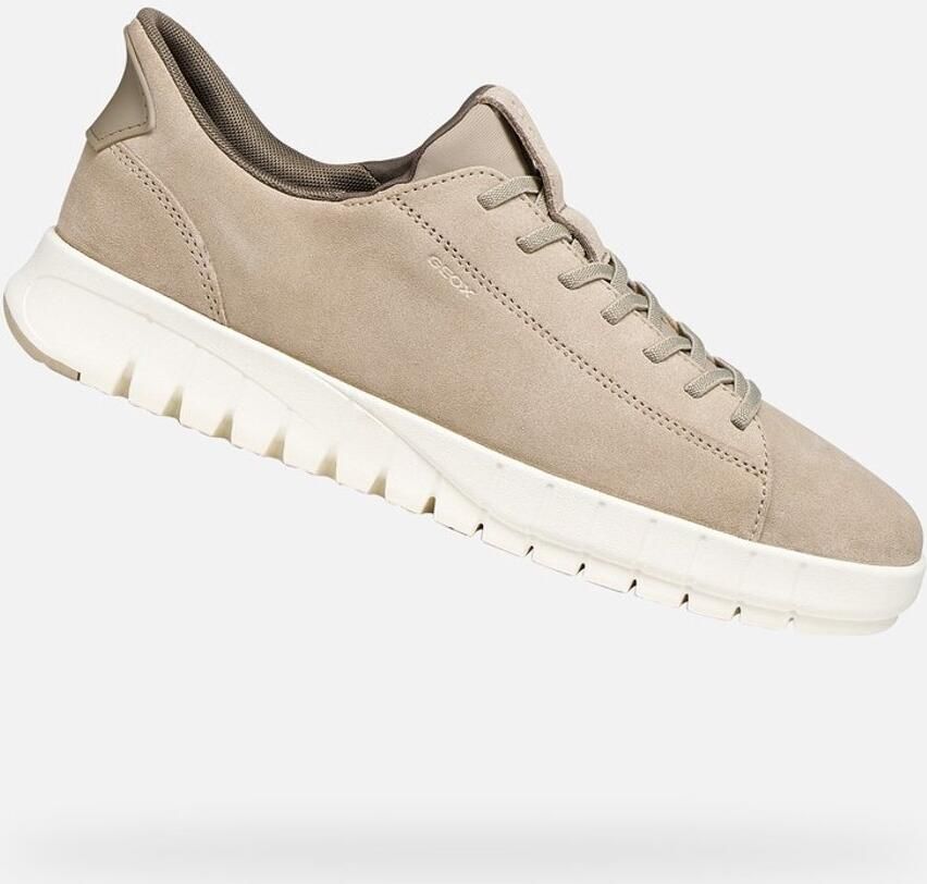 GEOX FLEXTRIDE PLUS HEREN Sneakers BEIGE