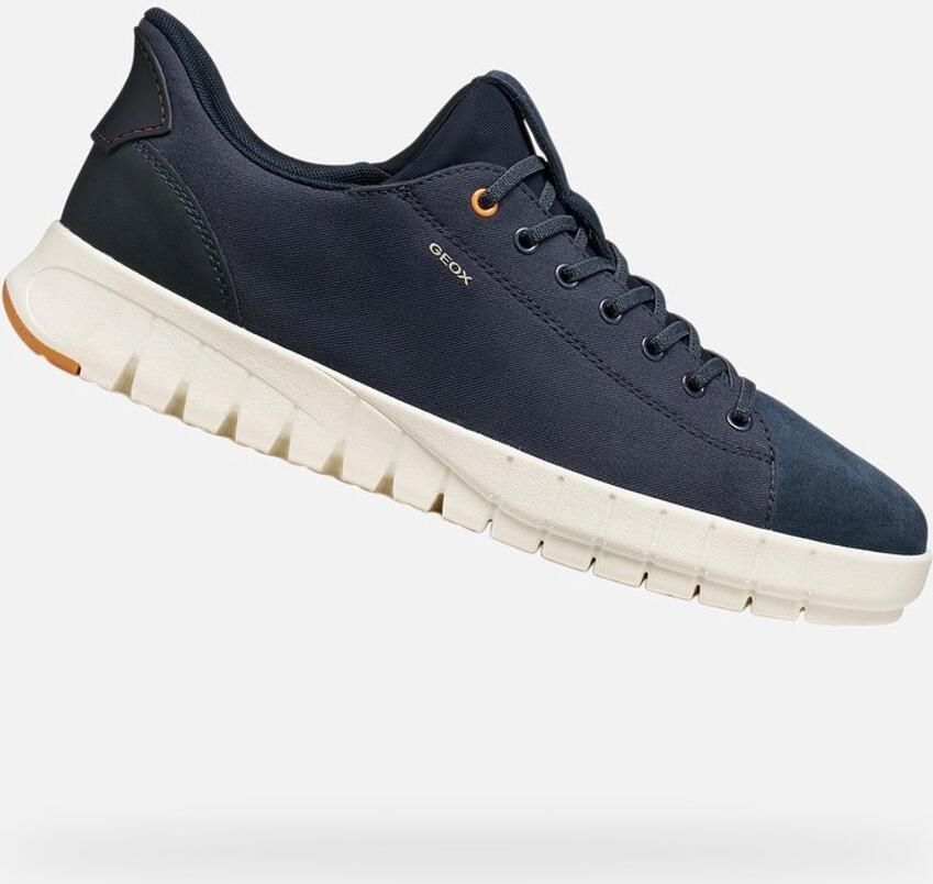 GEOX FLEXTRIDE PLUS HEREN Sneakers MARINEBLAUW
