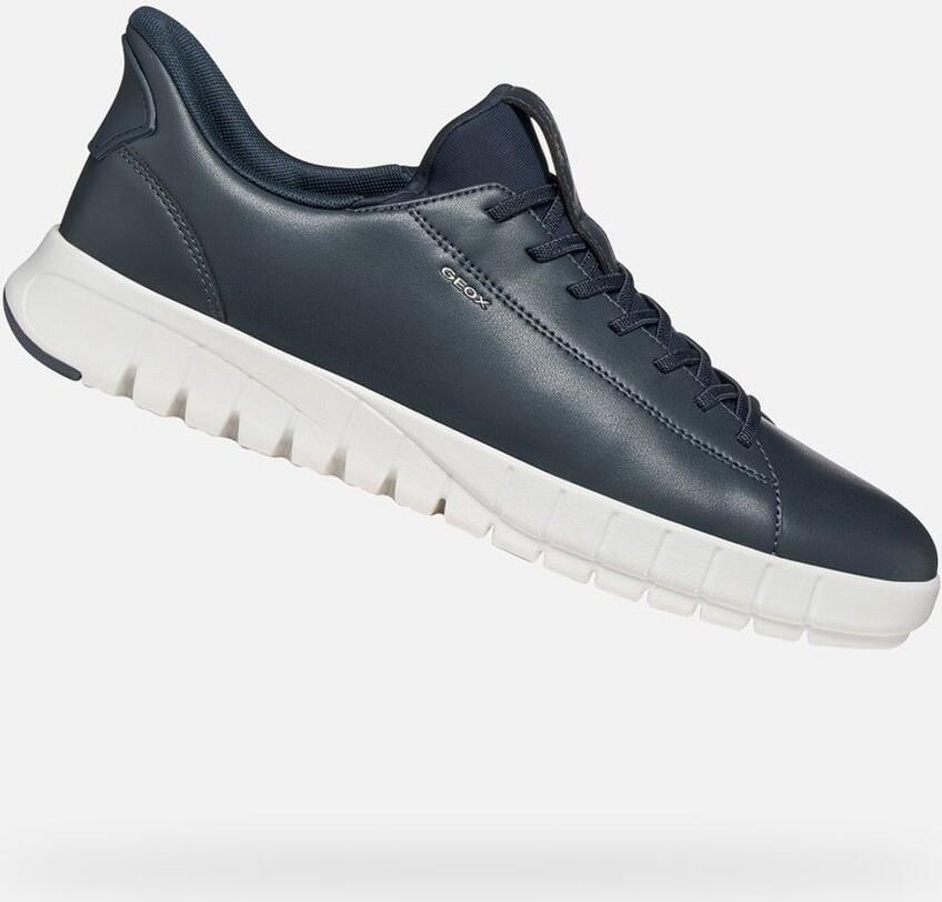 GEOX FLEXTRIDE PLUS HEREN Sneakers MARINEBLAUW