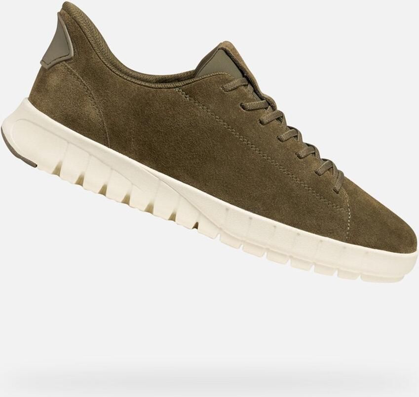 GEOX FLEXTRIDE PLUS HEREN Sneakers MILITAIR GROEN