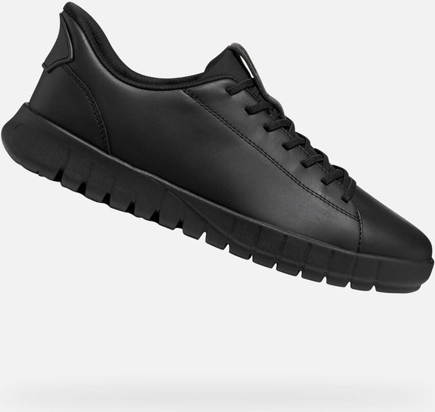 Geox Sneakers U FLEXTRIDE PLUS Instapschoen met textielvoering maatsjabloon om te downloaden