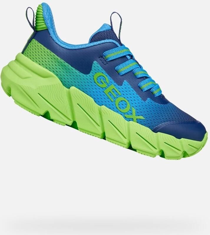 GEOX FLEXYPER FAST JONGENS Sneakers LICHTBLAUW LIMOEN