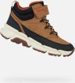 Geox Flexyper Plus sneakers cognac Bruin Jongens Imitatieleer Meerkleurig 28 - Bruin