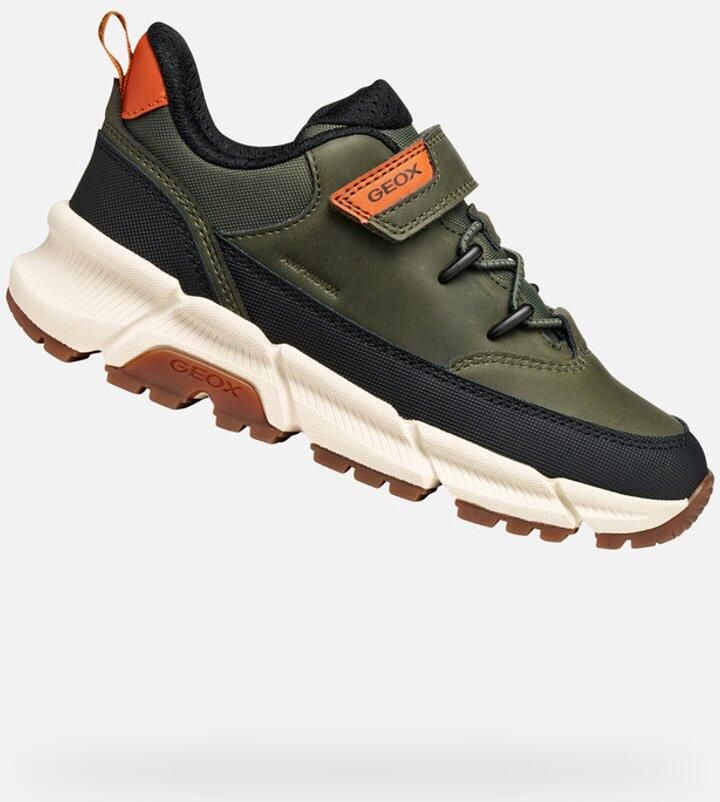 GEOX FLEXYPER PLUS ABX JONGENS Sneakers MILITAIR GROEN