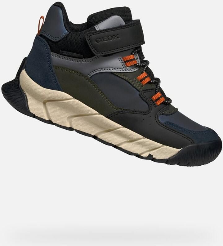 GEOX FLEXYPER PRO ABX JONGENS ZWART MILITAIR GROEN