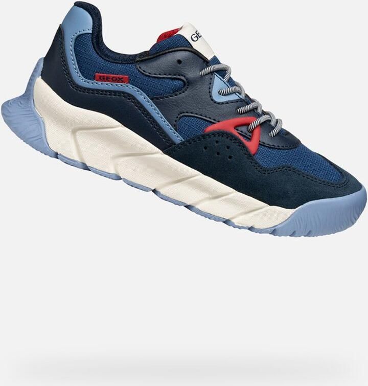 GEOX FLEXYPER PRO JONGENS Sneakers BLAUW NAVY BLAUW