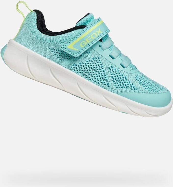 GEOX FOOT-RUN MEISJES Sneakers AQUA ZUURGROEN