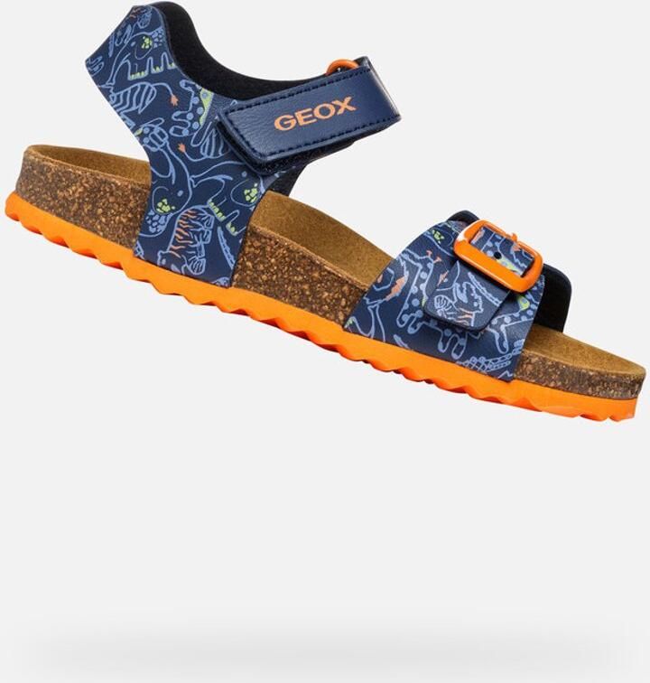 GEOX GHITA JONGENS Sandalen MARINEBLAUW MULTICOLOR