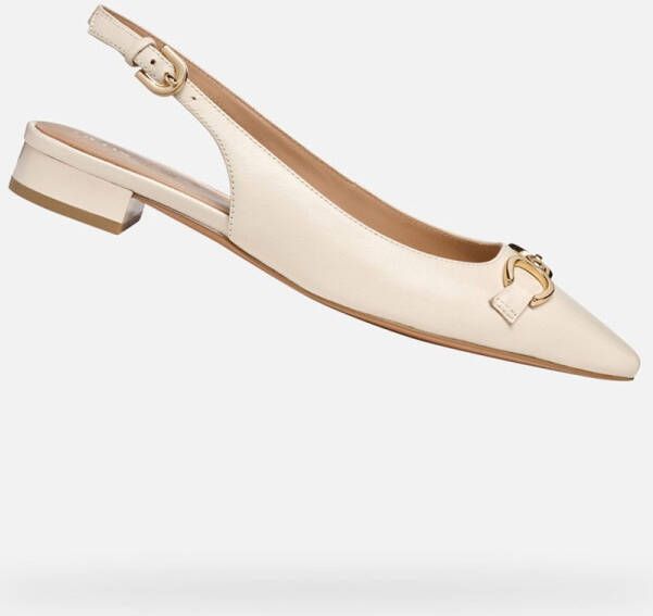 GEOX GISELDA15 DAMES Ballerina's MELKWIT