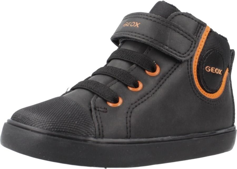 GEOX Gisili Wax.Synt Nylon hoge krastrainers voor kinderen