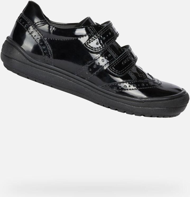 GEOX HADRIEL MEISJES Veterschoenen ZWART