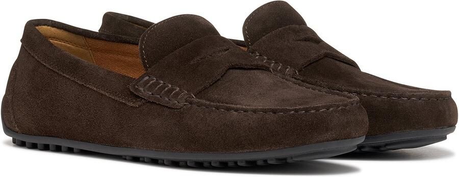 GEOX Heren Mocassin Sneaker U Istria U653KB 00022 Dark Brown