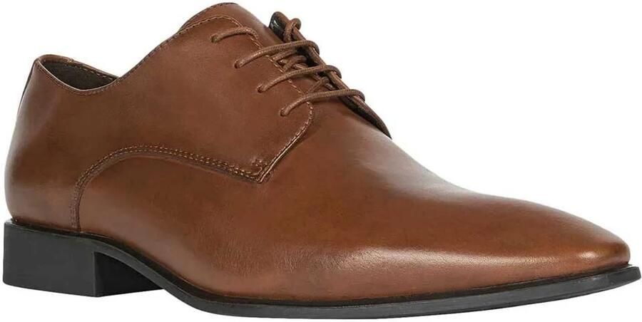 Geox Leren derbyschoennen met gestructureerde zool model 'UOMO HIGH LIFE'
