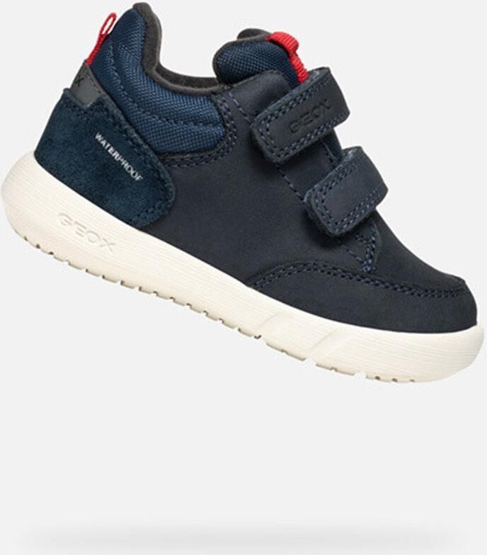 GEOX HYROO PEUTER Sneakers MARINEBLAUW ROOD