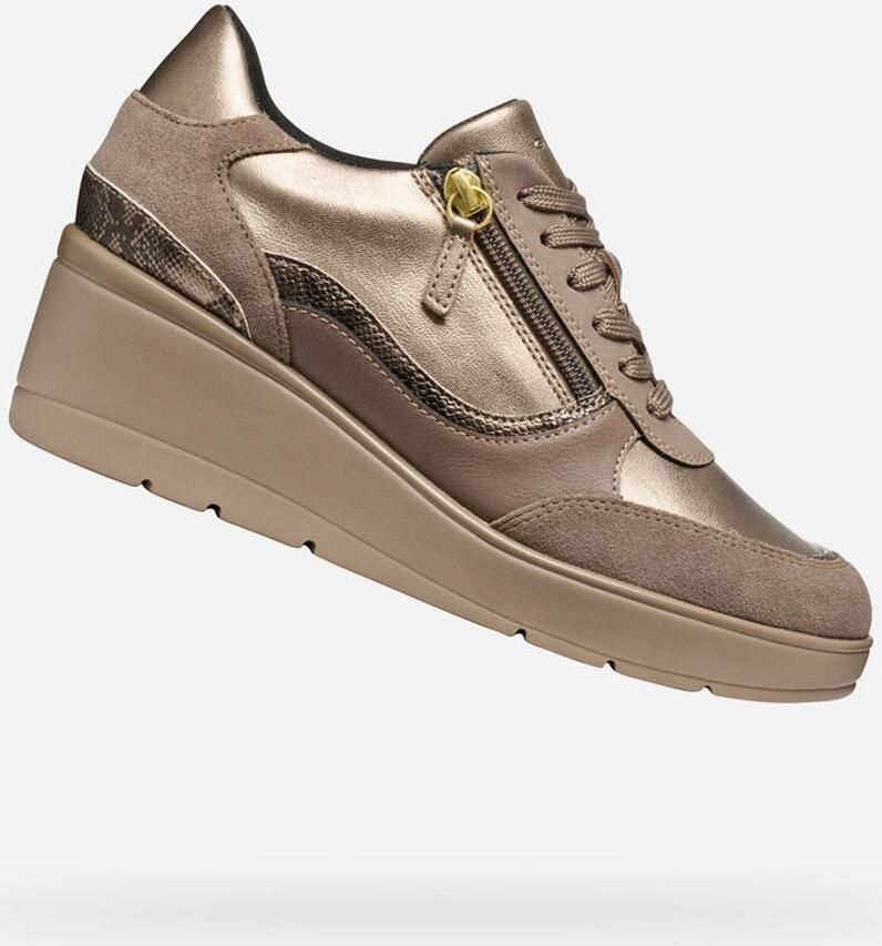 GEOX Ilde Schoenen Zonder Veters Bruin Vrouw