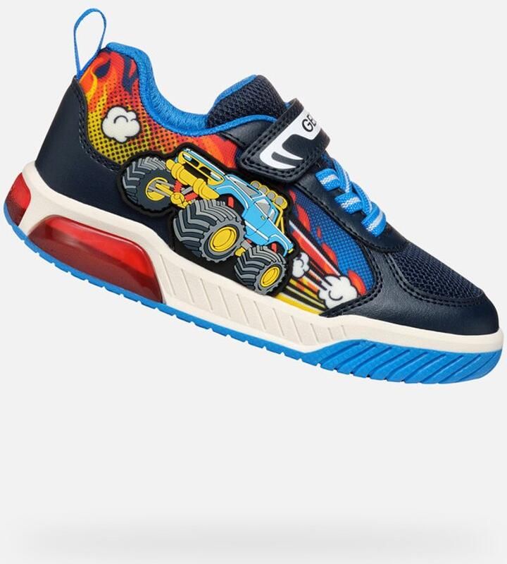 GEOX INEK JONGENS Sneakers MARINEBLAUW LICHTBLAUW - Foto 2