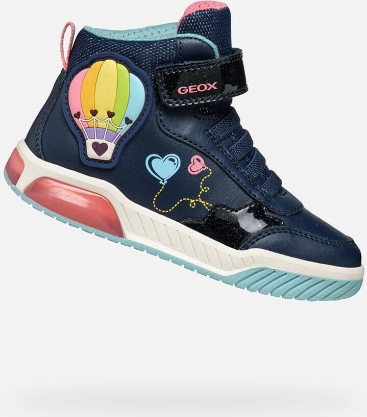 GEOX INEK MEISJES Sneakers MARINEBLAUW WATERGROEN