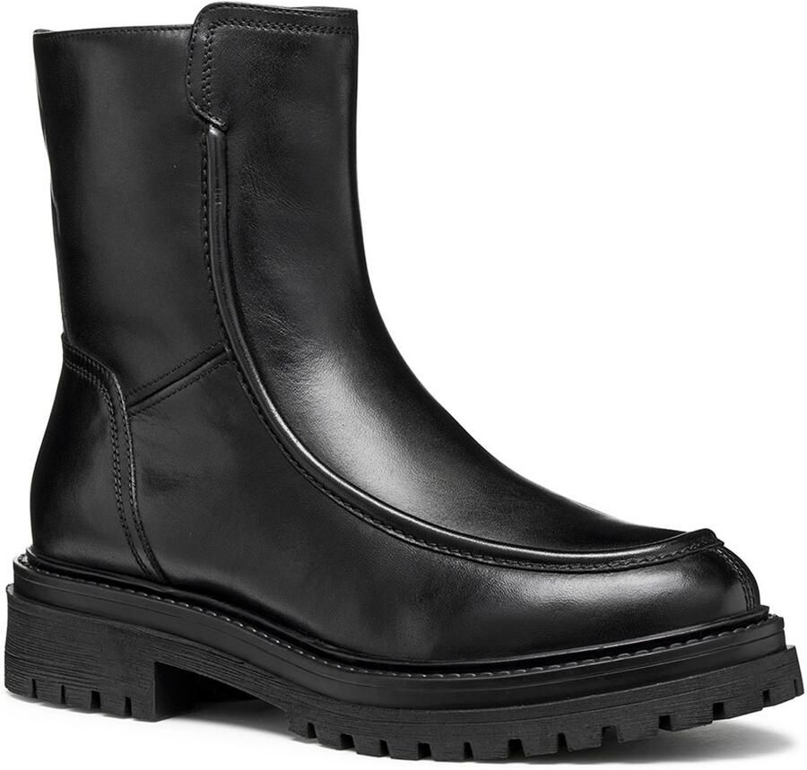 GEOX Iridea Booties Met Hak Zwart Vrouw