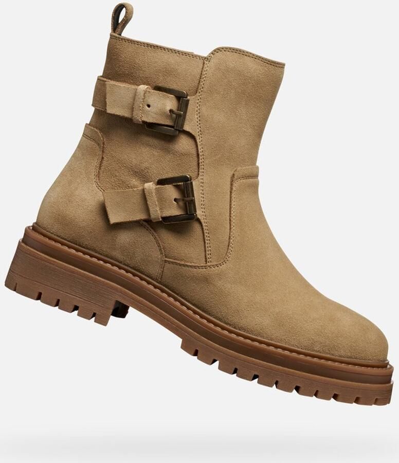 GEOX IRIDEA DAMES DONKERBEIGE