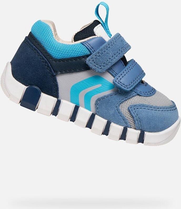 GEOX IUPIDOO DREUMES Sneakers DONKERBLAUW LICHTGRIJS