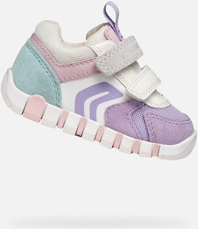 GEOX IUPIDOO DREUMES Sneakers LILA WIT