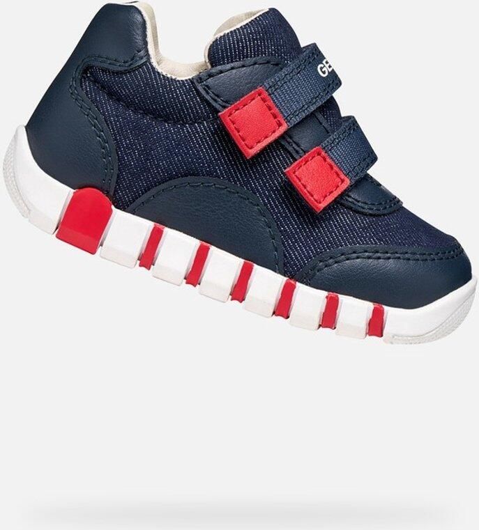 GEOX IUPIDOO DREUMES Sneakers MARINEBLAUW ROOD