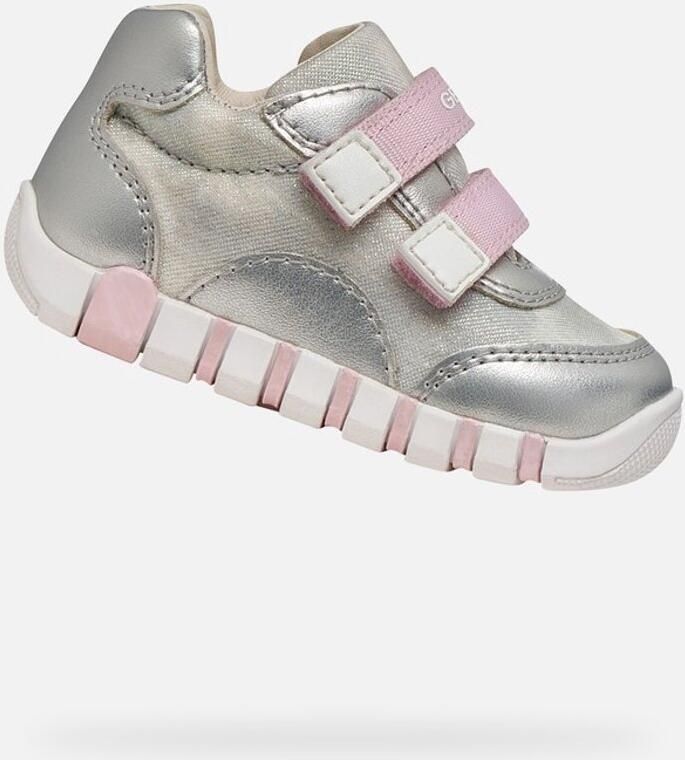 GEOX IUPIDOO DREUMES Sneakers ZILVER ROZE