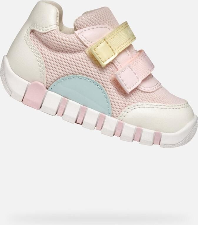 GEOX IUPIDOO PEUTER Sneakers LICHTROZE ZEEGROEN