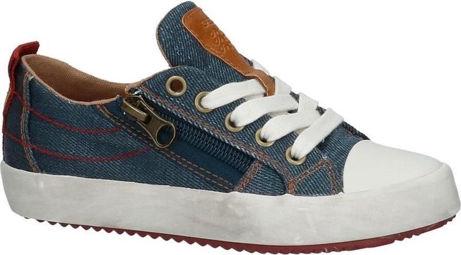 GEOX J 822c D Lage sneakers Jongens Blauw;Blauwe -Blue dk red