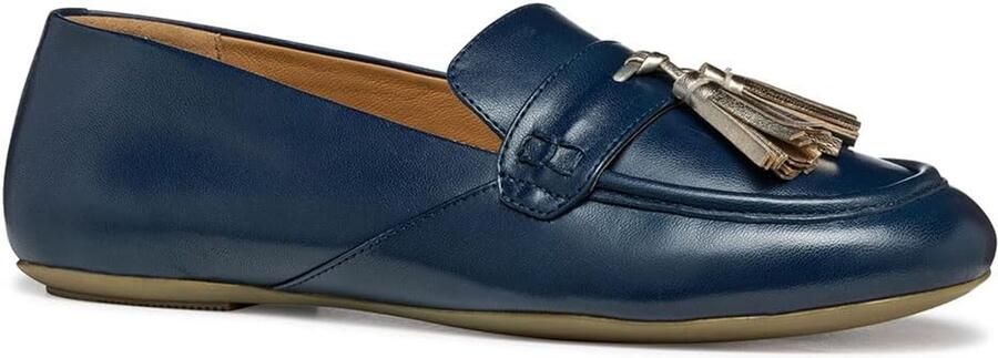 GEOX J PIUMA BAL.F Meisjes Ballerina's Navy Goud